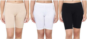 NIORT FASHION Short For Girls Sports Solid Pure Cotton