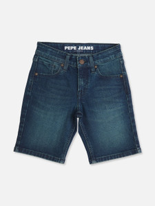 Pepe Jeans Short For Boys Casual Dyed/Washed Cotton Blend