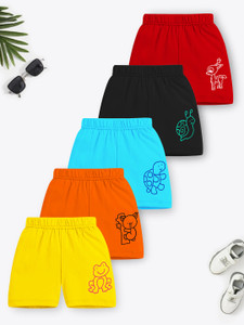 बिलियन लड़कों और लड़कियों के लिए कैजुअल प्रिंटेड कॉटन ब्लेंड शॉर्ट्