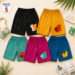 Minimo Short For Boys & Girls Casual Solid Pure Cotton