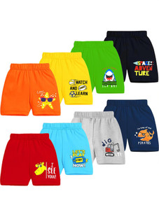 Kuchipoo Short For Boys Casual Printed Cotton Blend