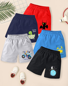 Kuchipoo Short For Boys Casual Printed Cotton Blend