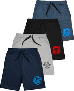 GWA Short For Boys Casual Printed Cotton Blend