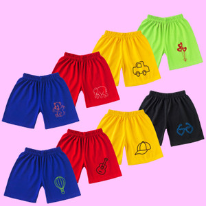 Lavi-Tavi Short For Baby Boys & Baby Girls Casual Printed Cotton Blend