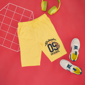 Pantaloons Junior Short For Boys Casual Solid Pure Cotton