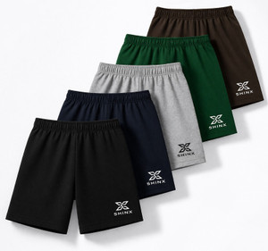 SHINX Short For Boys & Girls Casual Solid Pure Cotton