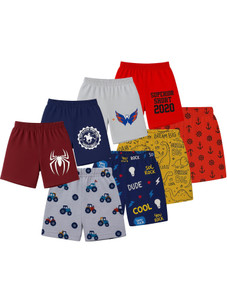 fasla Short For Boys Casual Printed Cotton Blend