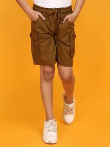 V-MART Short For Boys Casual Solid Cotton Blend