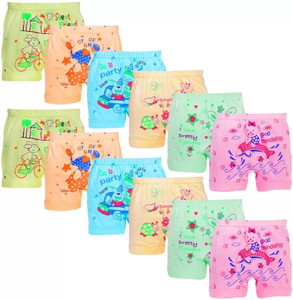 Paryag Short For Baby Boys & Baby Girls Casual Printed Pure Cotton