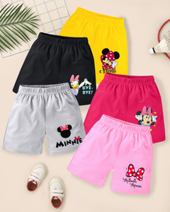Kuchipoo Short For Girls Casual Printed Cotton Blend