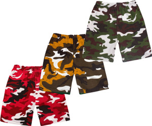 swanker Short For Boys & Girls Casual Printed Pure Cotton