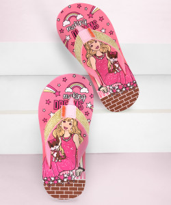 ARAVON Girls Slip On Slipper Flip Flop