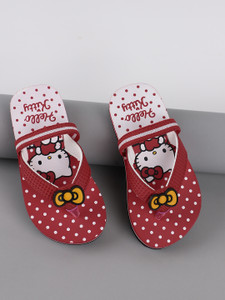 kidsville Hello Kitty Girls Slip On Slipper Flip Flop