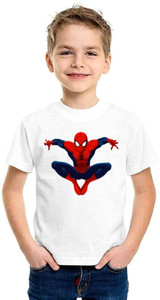 Fabitto Boys Graphic Print Cotton Blend Regular T Shirt