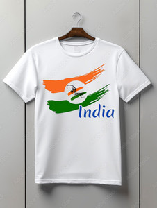 PrintPro Boys & Girls Printed Polyester Regular T Shirt