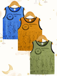 INDIA FASHION FAB Boys Printed Pure Cotton Regular T Shirt