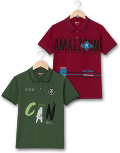 JACKBOY Boys Printed Polycotton Regular T Shirt