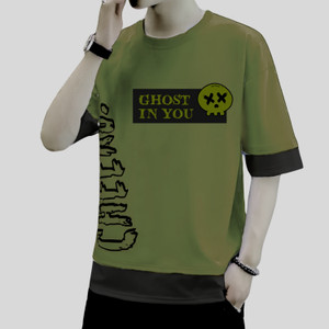 Ticoss Boys Typography Cotton Blend Regular T Shirt