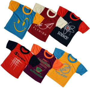 DIAMOND EXPORTER Baby Boys Printed Pure Cotton Regular T Shirt