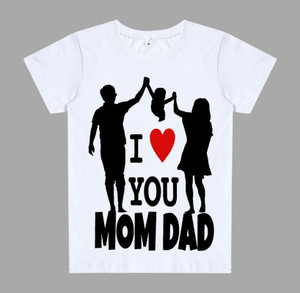 PrintPro Boys & Girls Typography, Printed Polyester Regular T Shirt