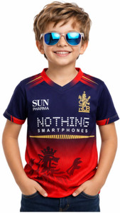MSV Boys & Girls Printed Polyester Regular T Shirt