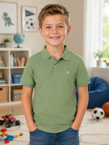 LUX cozi Boys Solid Pure Cotton Regular T Shirt