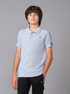 TECHNOSPORT Boys Printed Polyester Regular T Shirt