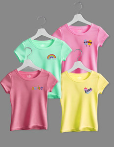 Zuniors-SSC Girls Graphic Print Polycotton Regular T Shirt