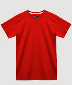 Dechado Boys Solid Pure Cotton Regular T Shirt