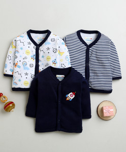 BUMZEE Baby Boys Printed Pure Cotton Regular T Shirt