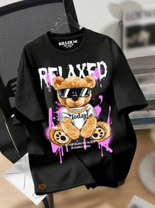 KILLER Boys Printed Pure Cotton Regular T Shirt