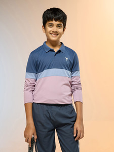 TECHNOSPORT Boys Colorblock Polyester Slim T Shirt