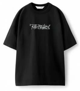 Alan Jones Boys Printed Cotton Blend Oversized T Shirt