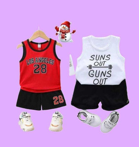 Tamanashorts Baby Boys & Baby Girls Printed Pure Cotton Regular T Shirt