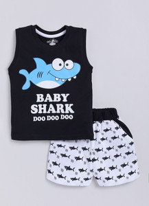 CUTOPIES Boys Printed Pure Cotton Regular T Shirt