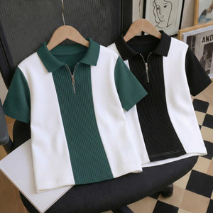 Try This Boys Colorblock Cotton Blend Regular T Shirt