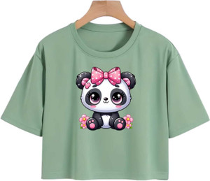 Mishti Fashion Girls Casual Cotton Blend Crop Top