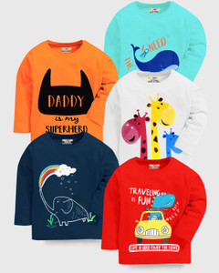 Kuchipoo Baby Boys Printed Cotton Blend Regular T Shirt