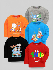 Kuchipoo Baby Boys Printed Cotton Blend Regular T Shirt