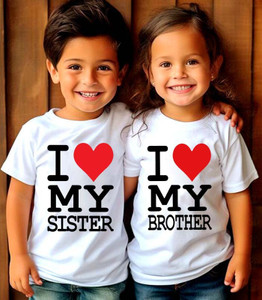 MAVAIGA Boys & Girls Typography Polyester Regular T Shirt