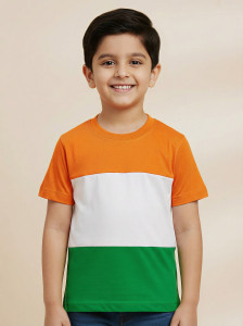 Ruyam Boys Typography Pure Cotton Regular T Shirt