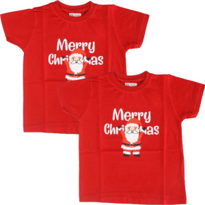 REIMS Boys & Girls Printed Cotton Blend Regular T Shirt