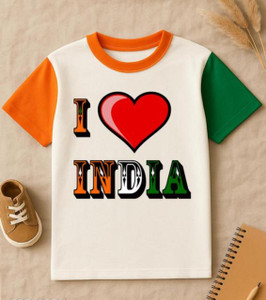 MUSNAHGARMENTS Baby Boys & Baby Girls Printed Pure Cotton Regular T Shirt