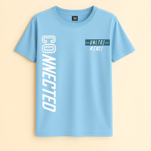 FTC FASHIONS Boys Printed Cotton Blend Regular T Shirt