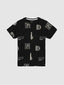 MAX Boys Printed Pure Cotton Regular T Shirt