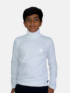 KiddoPanti Boys & Girls Solid Pure Cotton Regular T Shirt