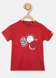 Allen Solly Junior Boys Printed Cotton Blend Regular T Shirt