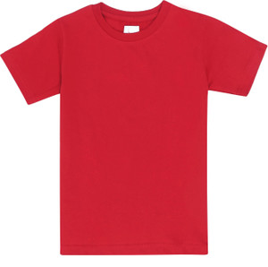 Chilins Boys & Girls Solid Pure Cotton Regular T Shirt