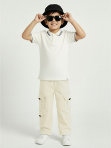 MAX Boys Solid Pure Cotton Regular T Shirt