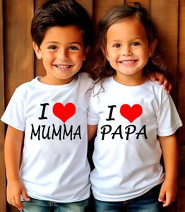 MAVAIGA Boys & Girls Printed Polyester Regular T Shirt